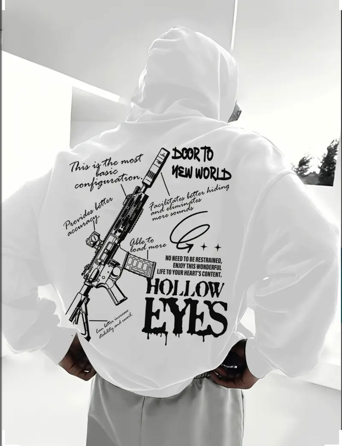 Hollow eyes Hoodie