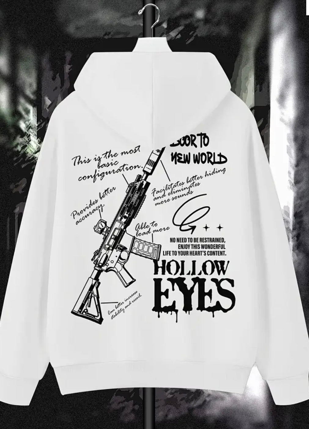Hollow eyes Hoodie
